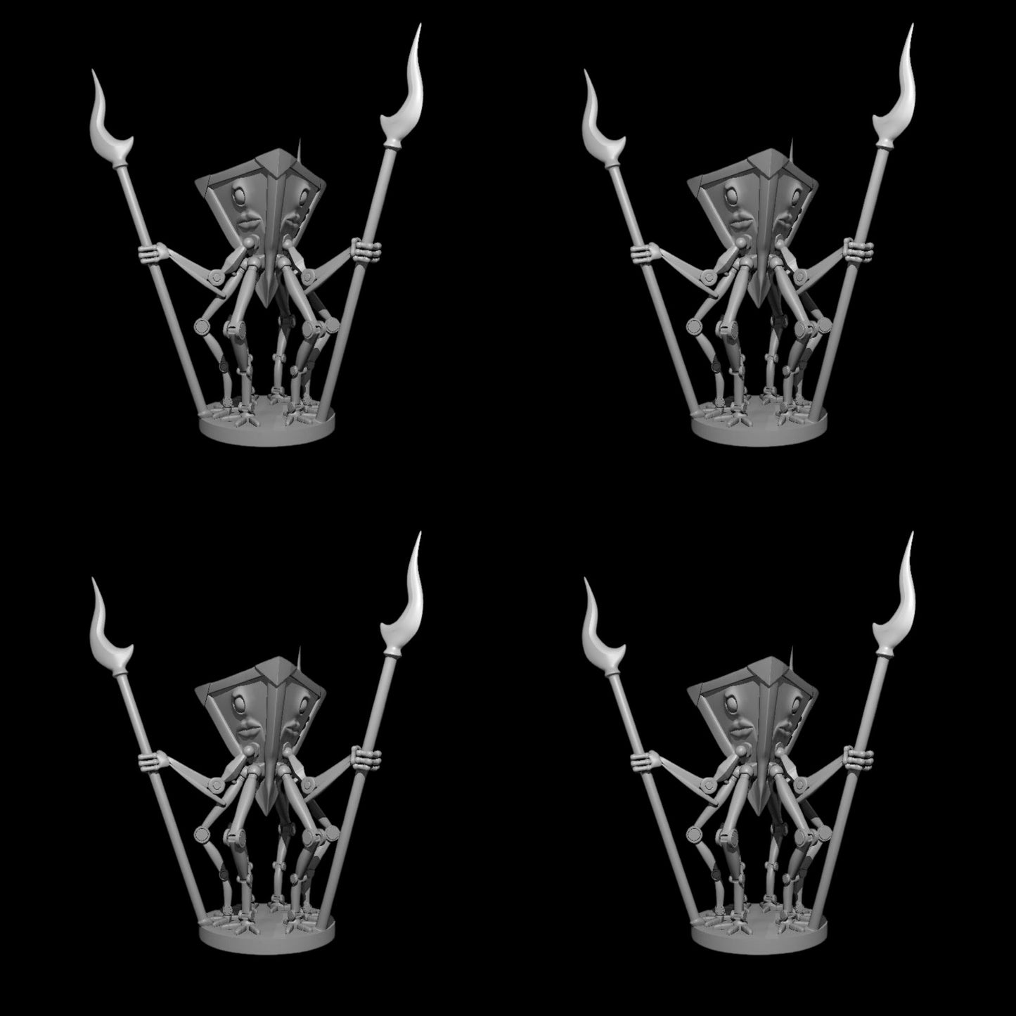 Modron: Tridrone (4pcs)