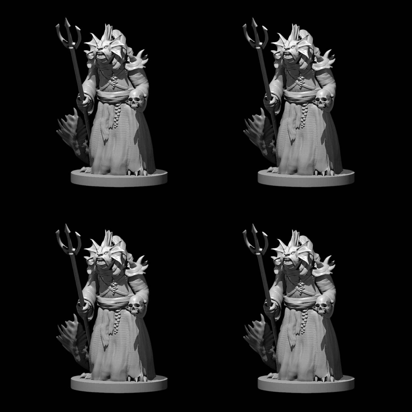 Sahuagin Priestess (4pcs)