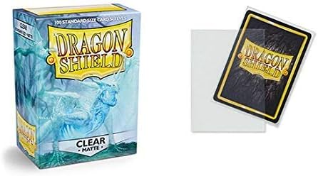 Dragon Shield: Standard Sized Matte Sleeves (100ct.) - Clear