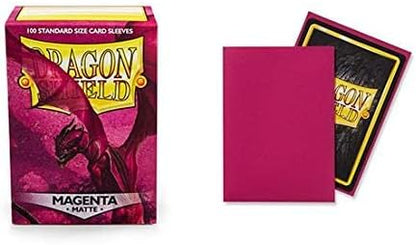 Dragon Shield: Standard Sized Matte Sleeves (100ct.) - Magenta