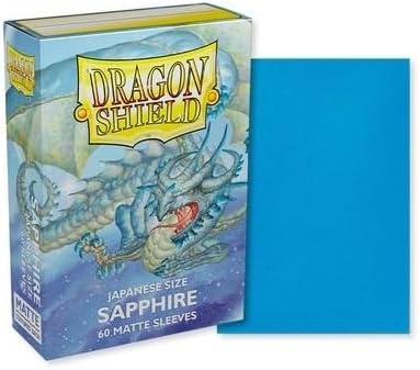 Dragon Shield: Japanese Sized Matte Sleeves (60ct.) - Sapphire