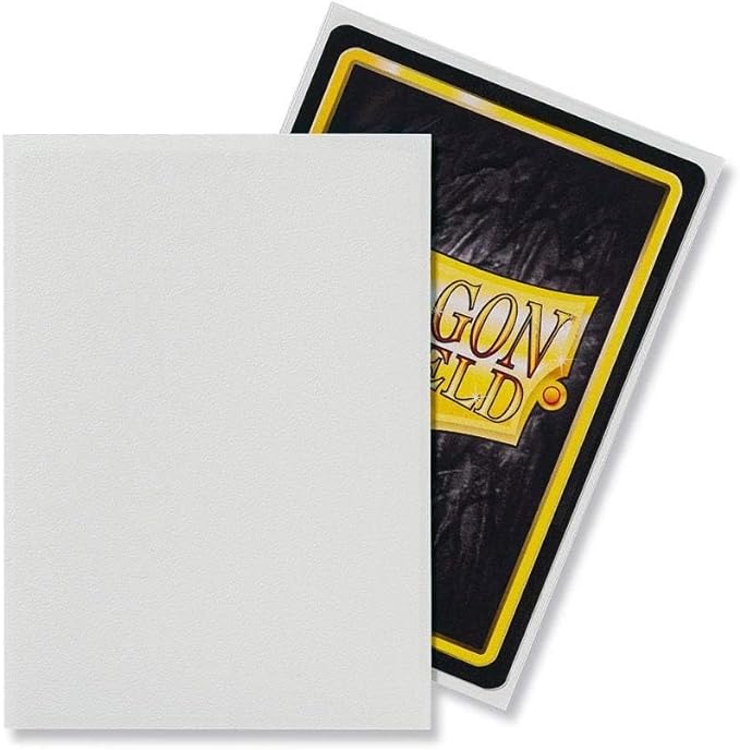 Dragon Shield: Standard Sized Matte Sleeves (100ct.) - White