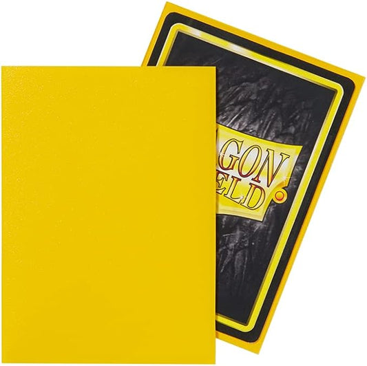 Dragon Shield: Standard Sized Matte Sleeves (100ct.) - Yellow