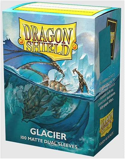 Dragon Shield: Standard Sized Dual Matte Sleeves (100ct.) - Glacier