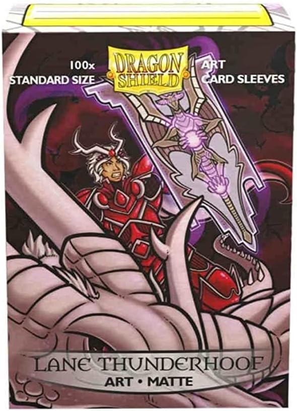 Dragon Shield: Standard Sized Matte Art Sleeves (100ct.) - Lane Thunderhoof