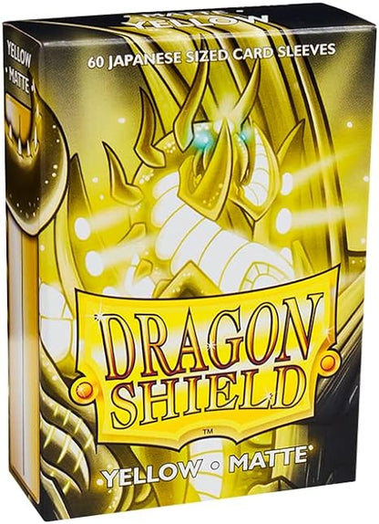 Dragon Shield: Japanese Sized Matte Sleeves (60ct.) - Yellow