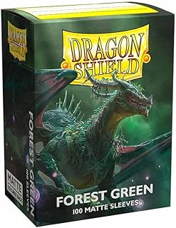 Dragon Shield: Standard Sized Matte Sleeves (100ct.) - Forest Green