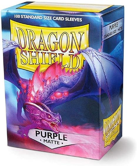 Dragon Shield: Standard Sized Matte Sleeves (100ct.) - Purple