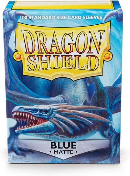 Dragon Shield: Standard Sized Matte Sleeves (100ct.) - Blue