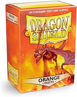 Dragon Shield: Standard Sized Matte Sleeves (100ct.) - Orange