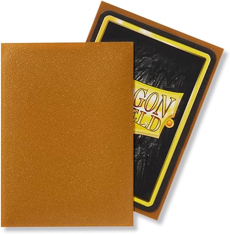 Dragon Shield: Standard Sized Matte Sleeves (100ct.) - Gold