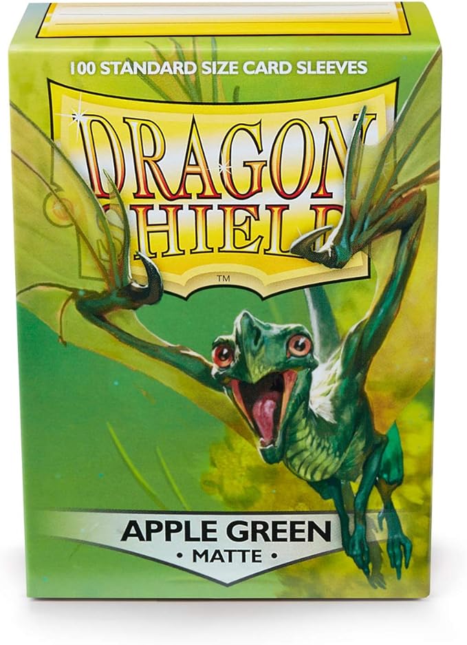 Dragon Shield: Standard Sized Matte Sleeves (100ct.) - Apple Green