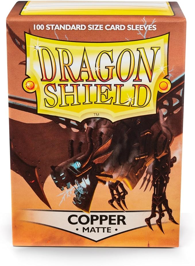 Dragon Shield: Standard Sized Matte Sleeves (100ct.) - Copper