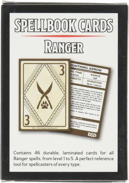 Dungeons & Dragons: Spellbook Cards - Ranger Class