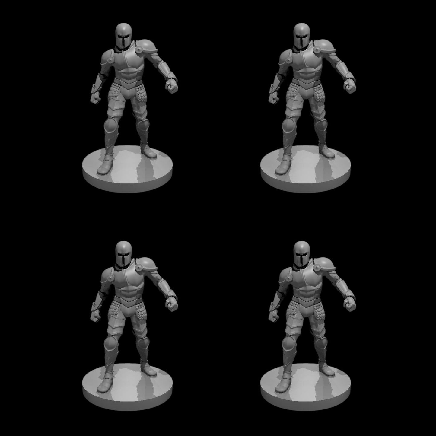 Animated Armor - Walking (4pcs)