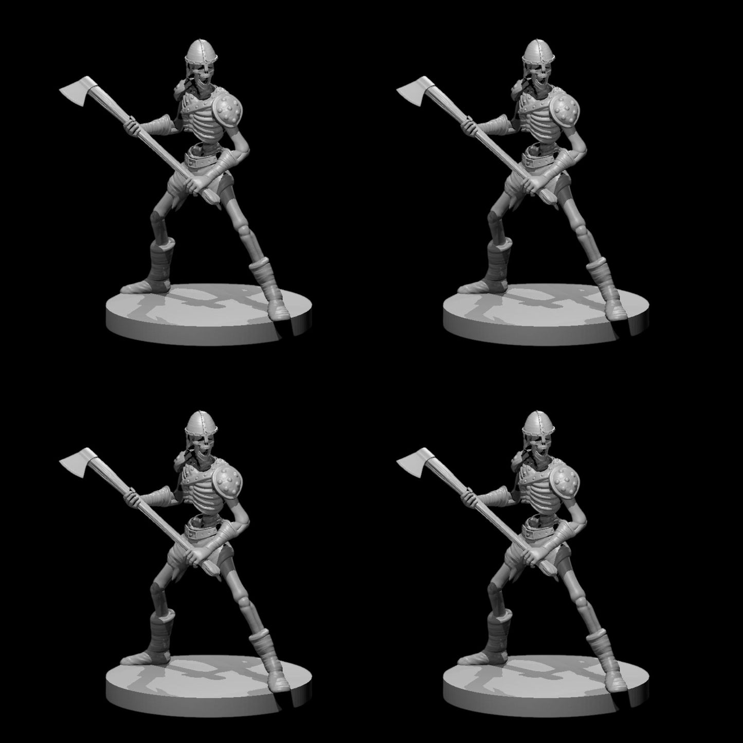 Skeleton (Axe) (4pcs)