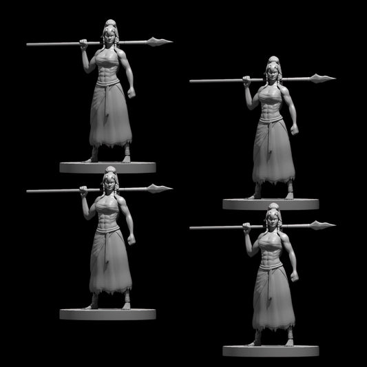 Tribal Warrior [Female] (4pcs)