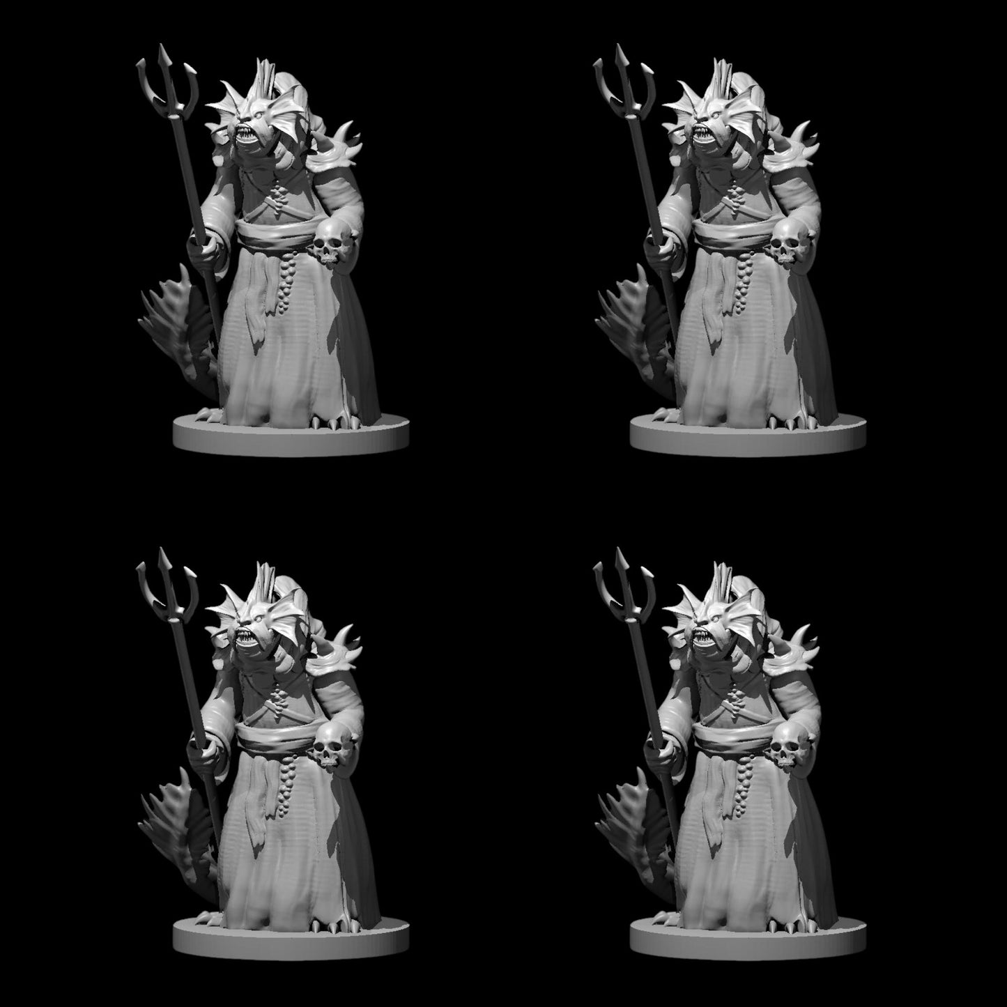 Sahuagin Priestess (4pcs)