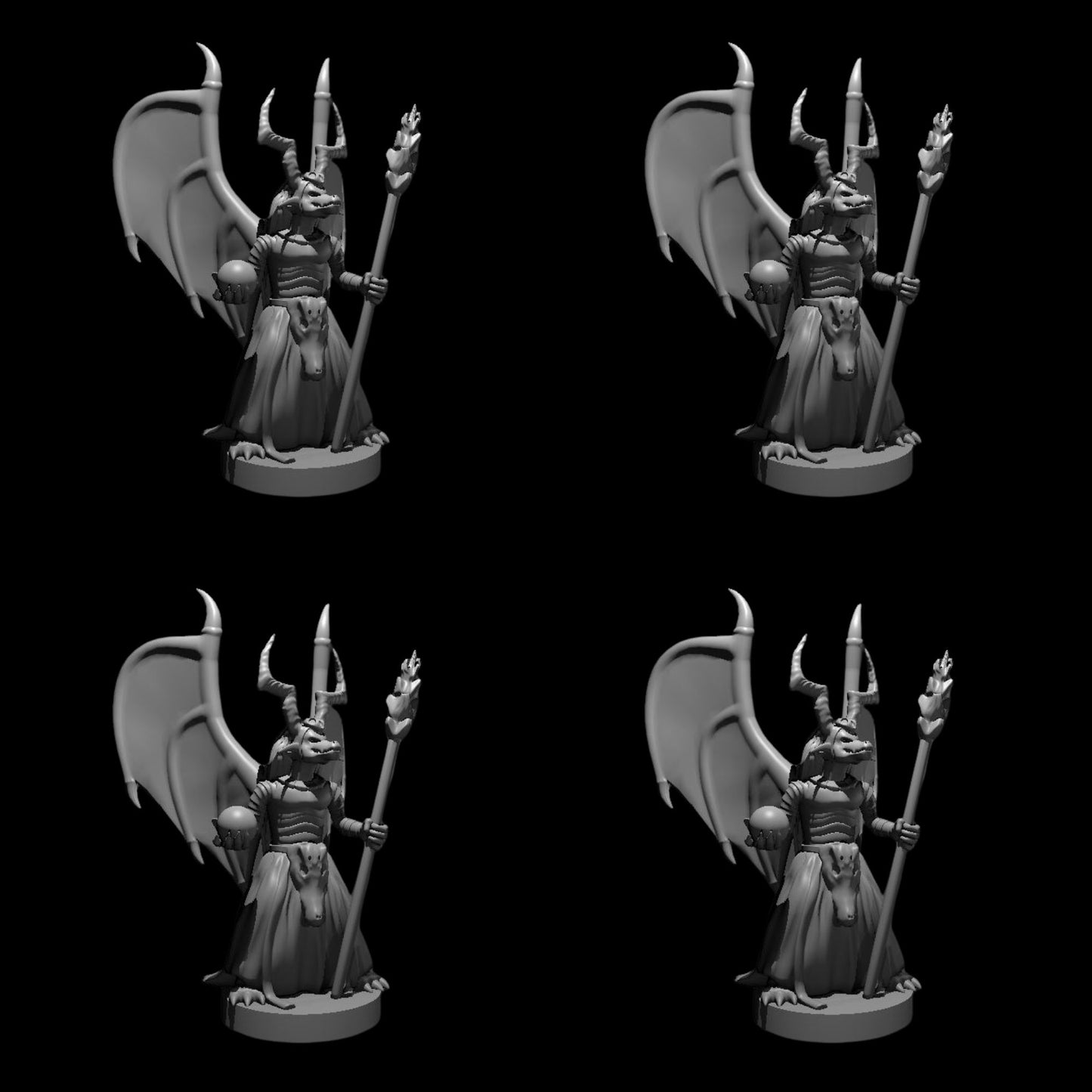 Winged Kobold Chief (4pcs)