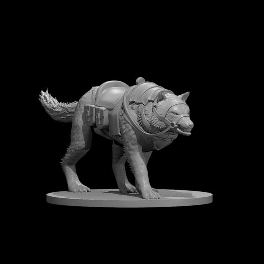 Dire Wolf (Saddled) (1pc)