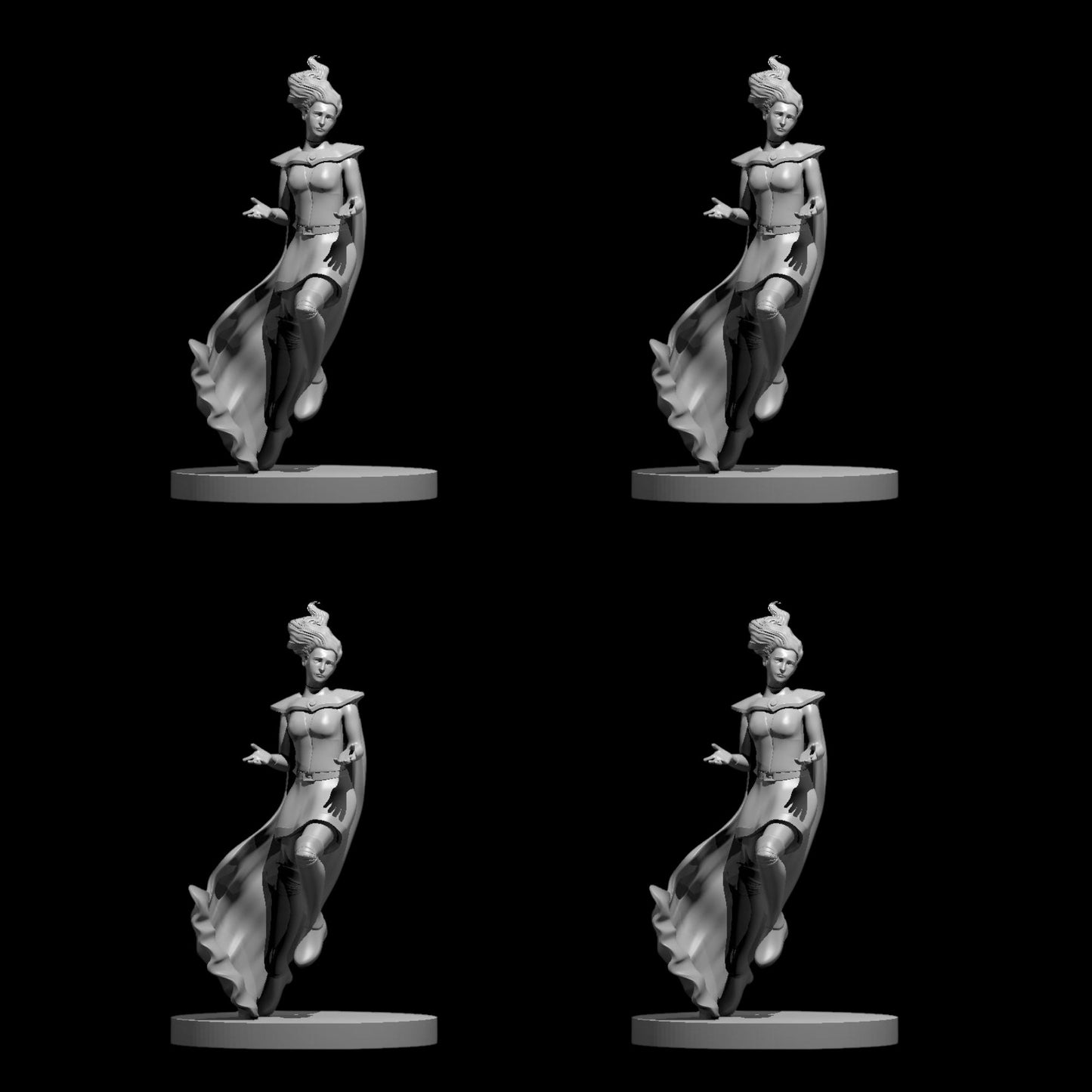 Ghost [Female] - Floating (4pcs)