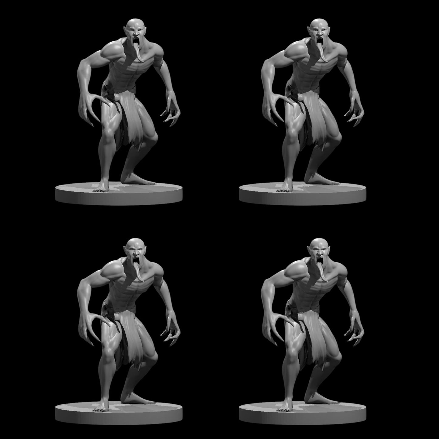 Ghoul [Male] (4pcs)