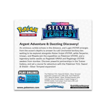 Pokemon: Sword & Shield - Silver Tempest Booster Display Box