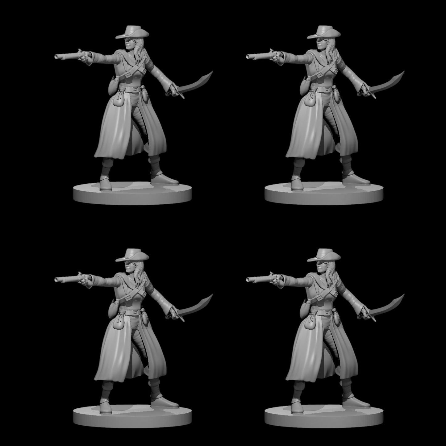 Pirate [Female] (4pcs)