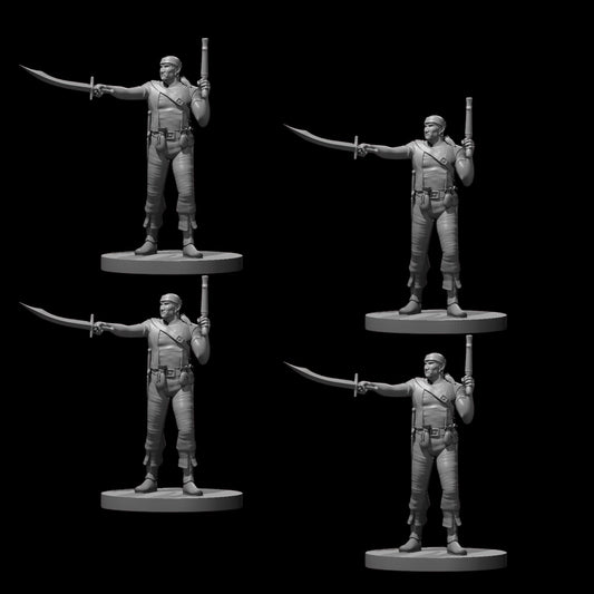 Pirate [Male] (4pcs)