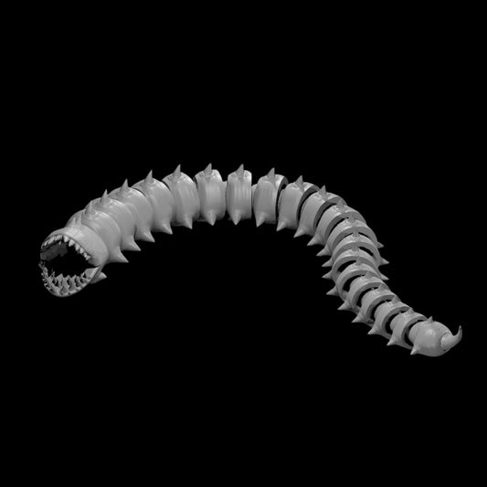 Purple Worm - Articulated (1pc)