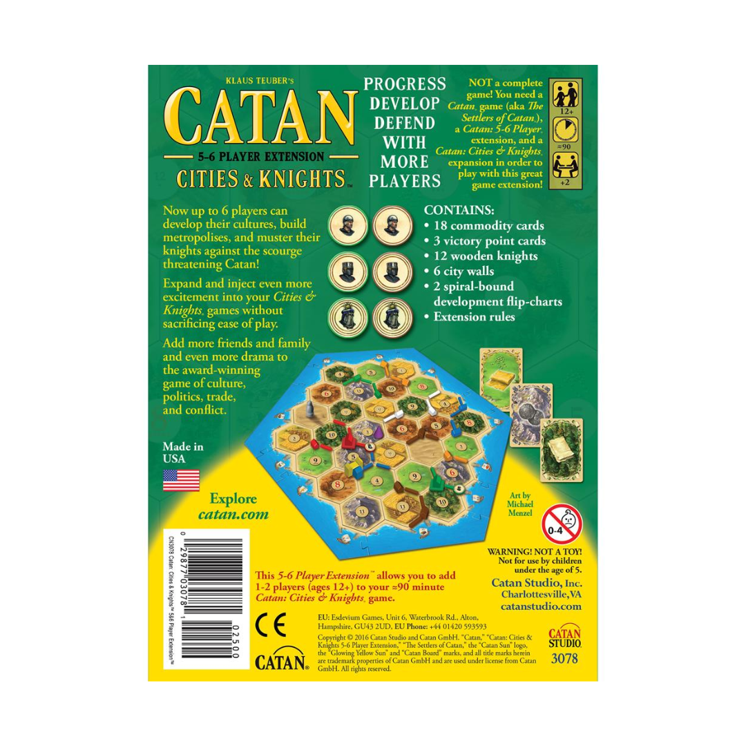 Catan: 5-6 Player Cities & Knights Extension