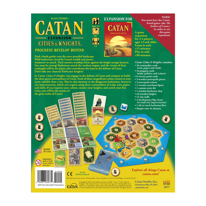 Catan: Cities & Knights Expansion