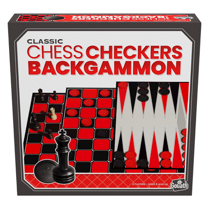 Chess, Checkers, Backgammon