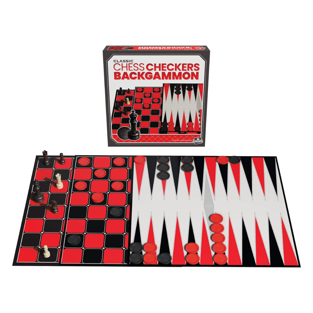 Chess, Checkers, Backgammon