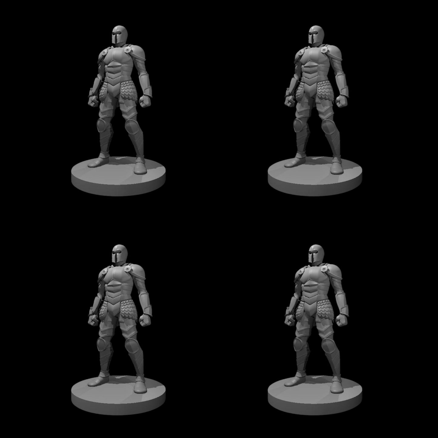 Animated Armor - At Attention (4pcs)