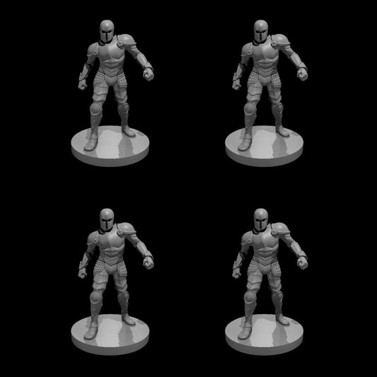 Animated Armor - Walking (4pcs)