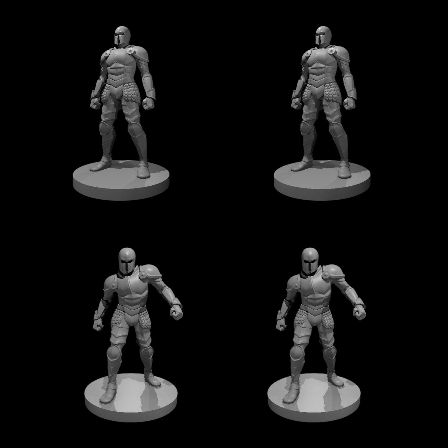 Animated Armor Assortment (4pcs)