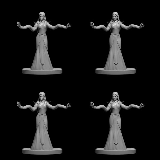 Yuan-ti Malison (Snake Armed) [Female] (4pcs)