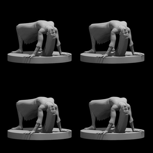 Zombie [Female] - Crawling (4pcs)