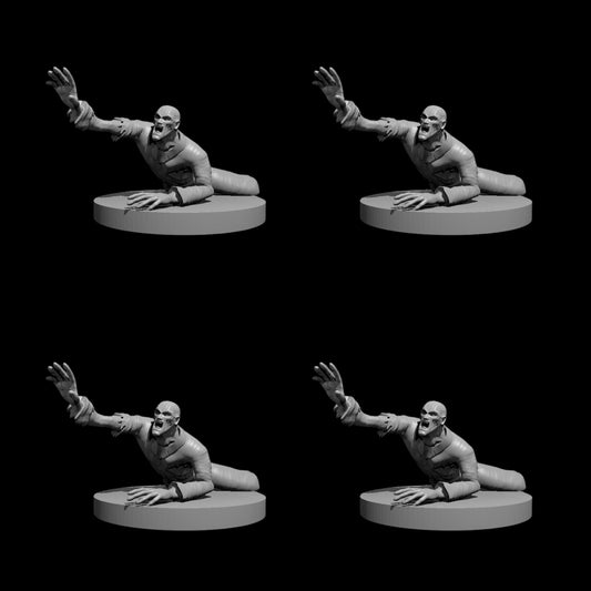 Zombie [Male] - Crawling (4pcs)