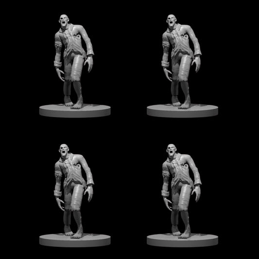 Zombie [Male] - Shambling (4pcs)