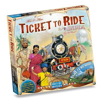 Ticket to Ride: Map Collection Expansion - Vol. 2 India & Switzerland