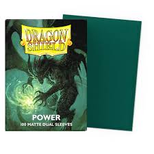 Dragon Shield: Standard Sized Dual Matte Sleeves (100ct.) - Power