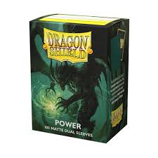 Dragon Shield: Standard Sized Dual Matte Sleeves (100ct.) - Power