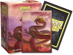 Dragon Shield: Standard Sized Dual Matte Art Sleeves (100ct.) - Year of the Wood Dragon