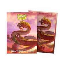 Dragon Shield: Standard Sized Dual Matte Art Sleeves (100ct.) - Year of the Wood Dragon