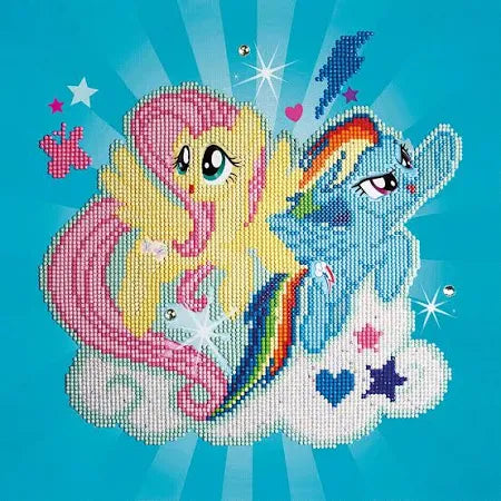 Camelot: My Little Pony - Fluttershy & Rainbow Dash Diamond Painting Kit